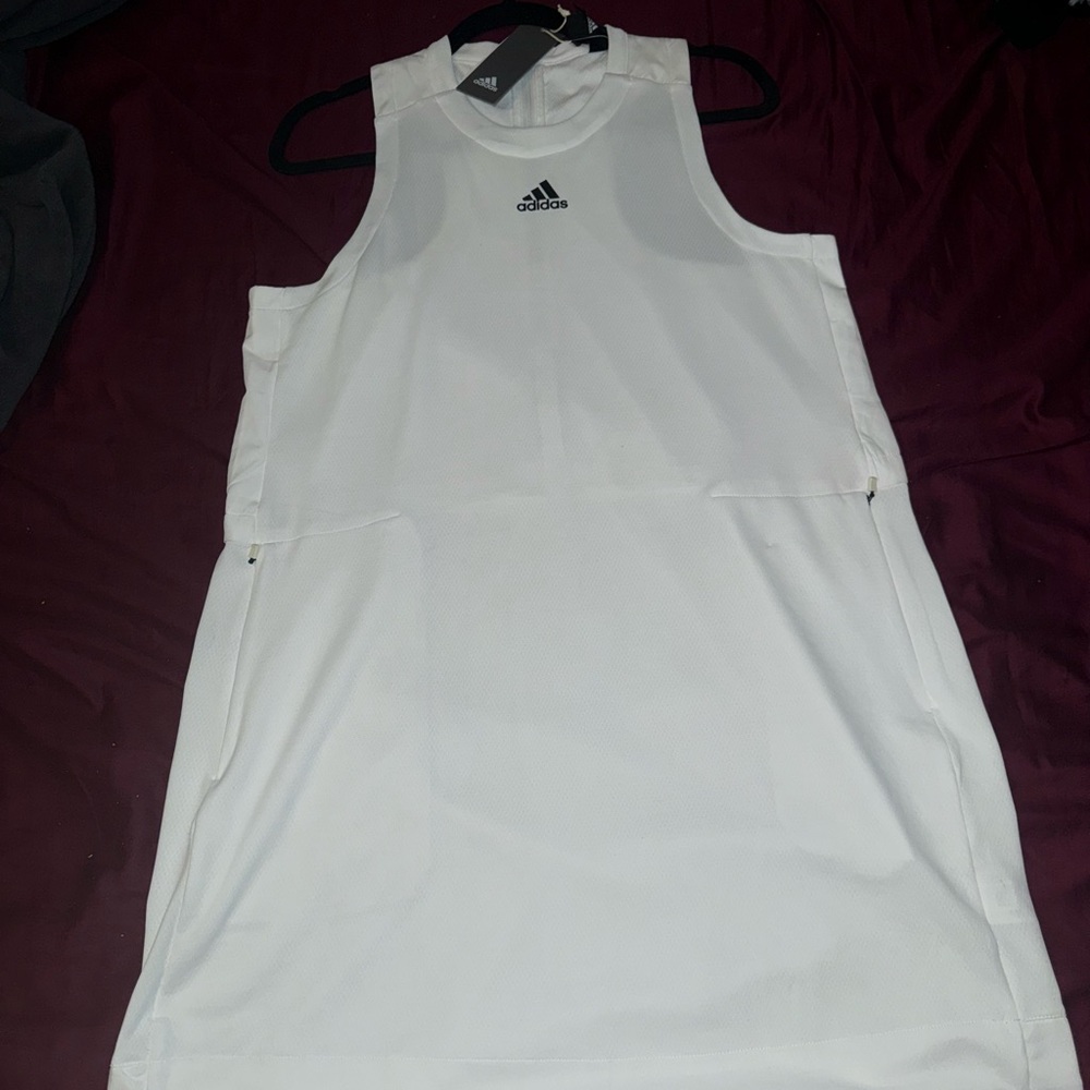Adidas White Athletic Dress